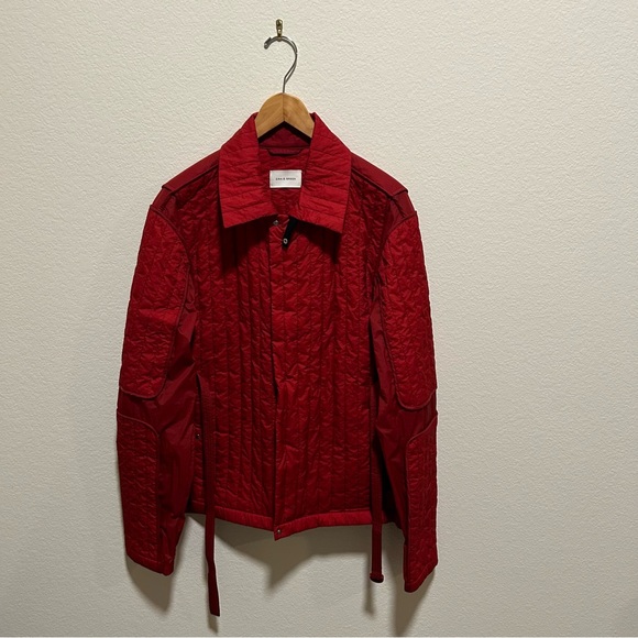 RARE 21’ Craig Green quilted worker jacket red - Picture 1 of 6